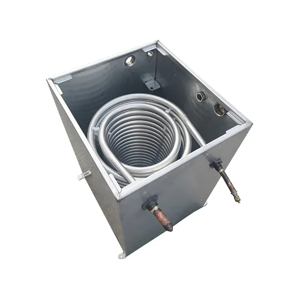 Hot sale pure titanium coil heat exchanger evaporator aquarium chiller cooling water tank for sale