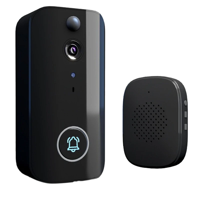 Doorbell Camera, 1080P Wire Less Doorbell Camera Wifi Network Connection, Voice Conversion,2 Way Talk