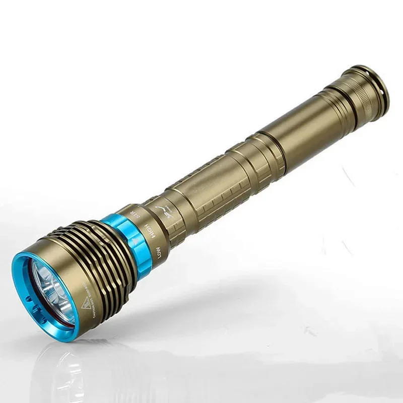 

Banggood XML-T6 Diving flashlight 7x XML T6 CREE LED Flashlight Scuba Underwater 100M Flash Light Waterproof Lamp Torch