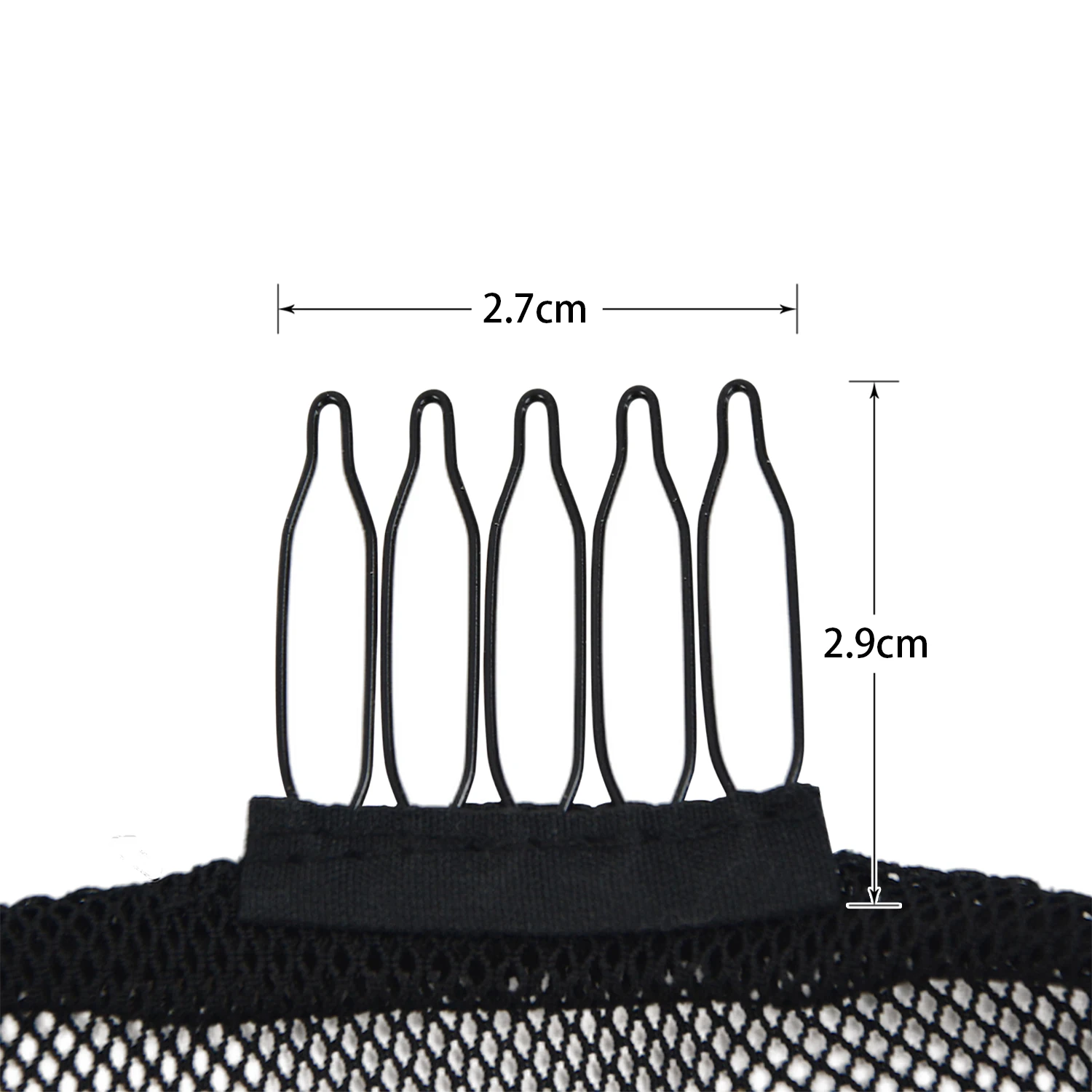 3 Pcs Black Ponytail Net Drawstring Elastic Drawstring Hair Net Base for Making Afro Puff Drawstring Wig  Ponytail