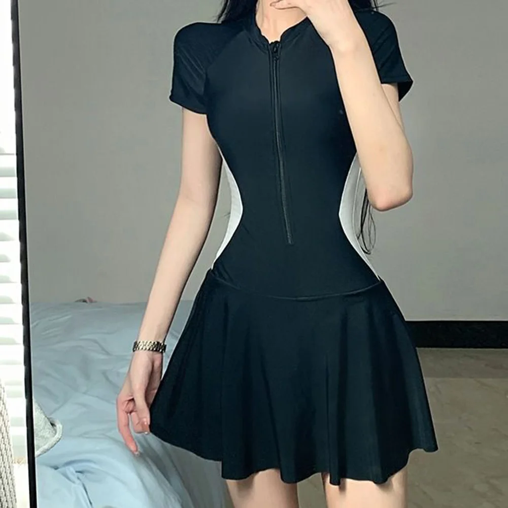 Comfortable Sports Swimwear For Women All-in-one Design All-in-one Design Conservative Swimsuit Brand New Condition