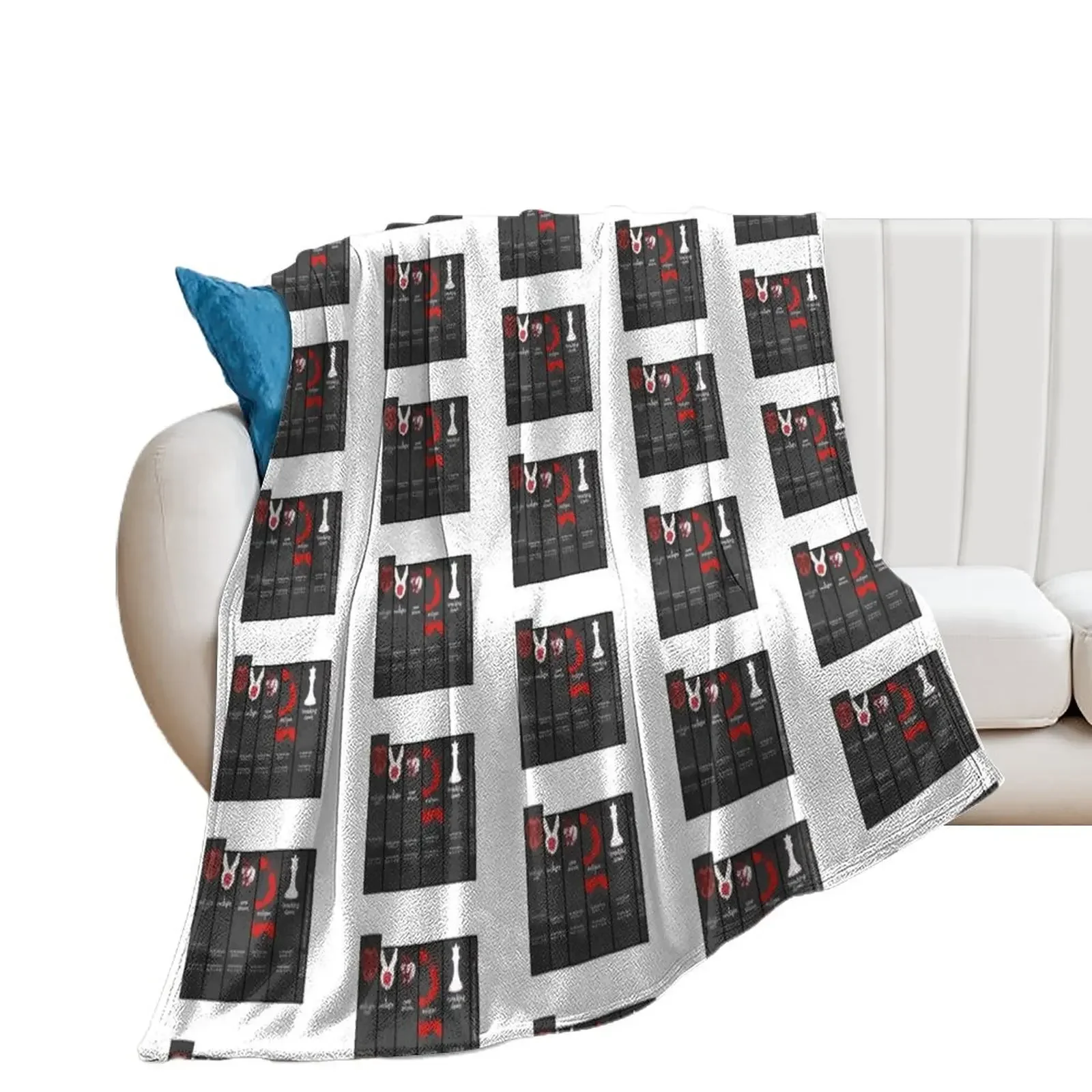 Twilight Book Stack Throw Blanket Flannels Single Blankets