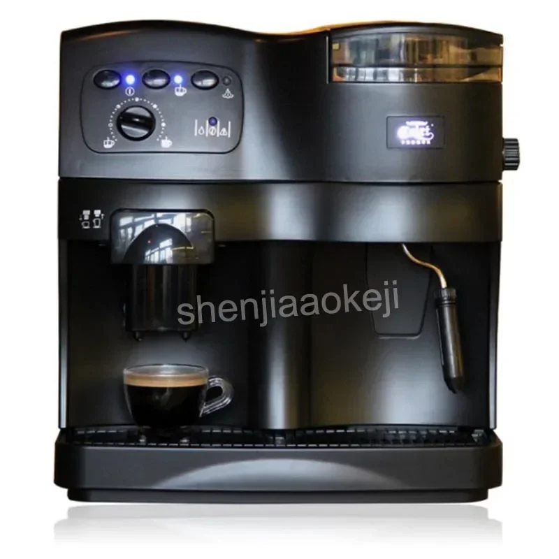 Coffee Machine with grinder Commercial pump pressure multi-function coffee machine ABS plastic 220V