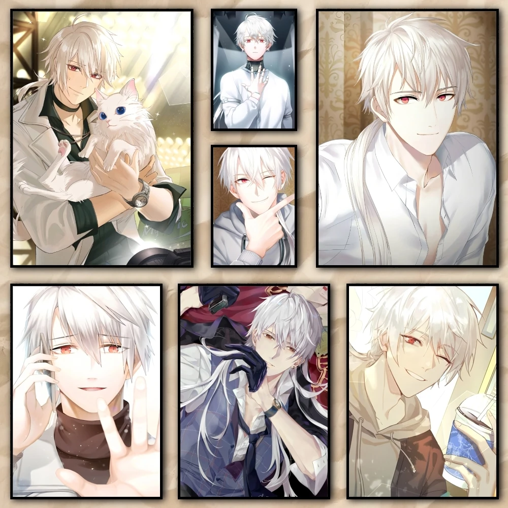 M-Mystic Messenger zen اللوحة الخط HD حائط لوح رسم ديكور فني للمنزل مكتب غرفة المعيشة غرفة نوم هدية
