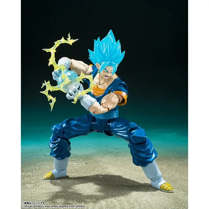 100 % Original Bandai S.H.Figuarts Super Saiyajin Gott Super Saiyajin Vegito Exklusive NYCC 2024 SHF Vegito Actionfigur Modellspielzeug