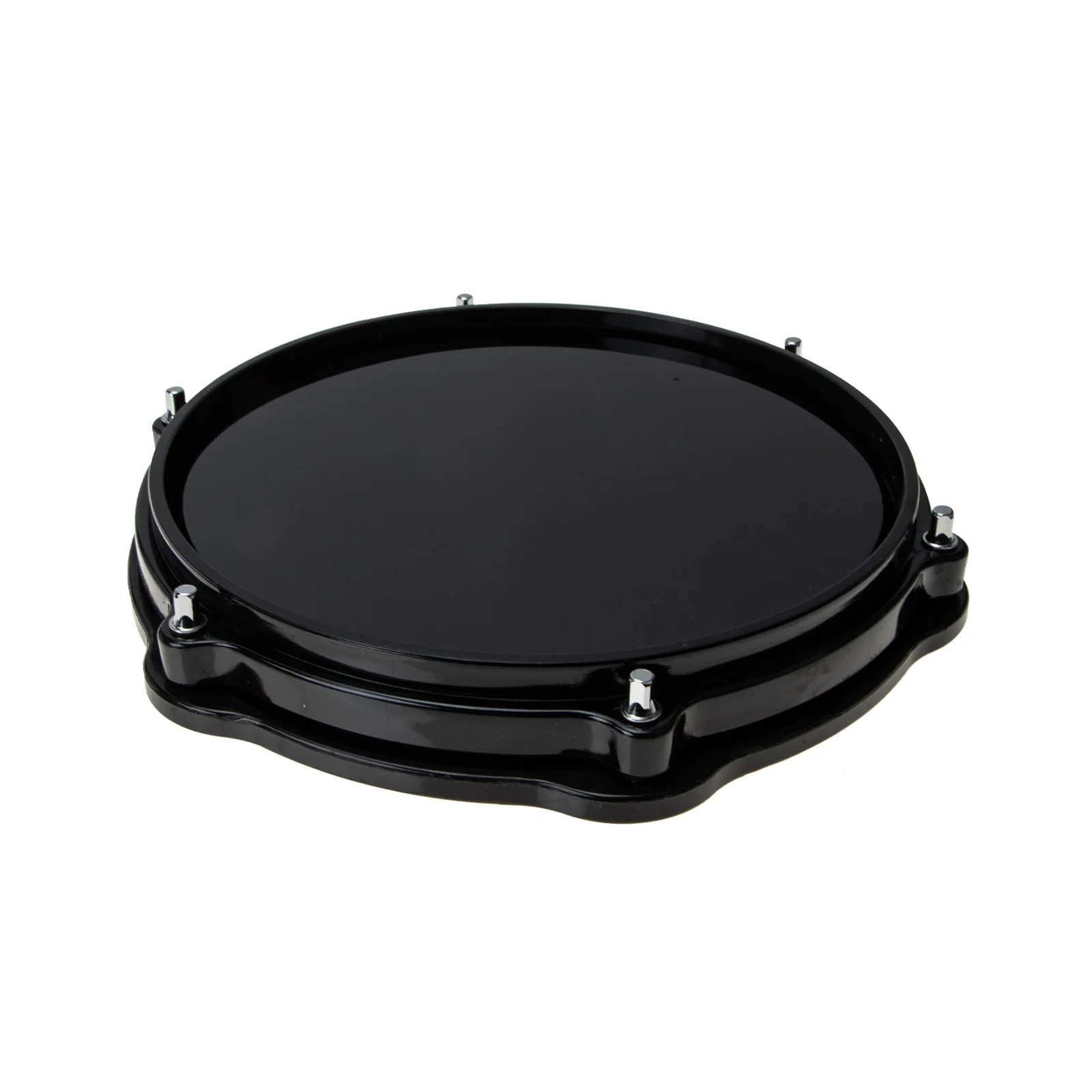 

Dumb Drum Pad Desktop Drummer Basic Skills Practice Mat Metronome Drumming Eva Black Thigh