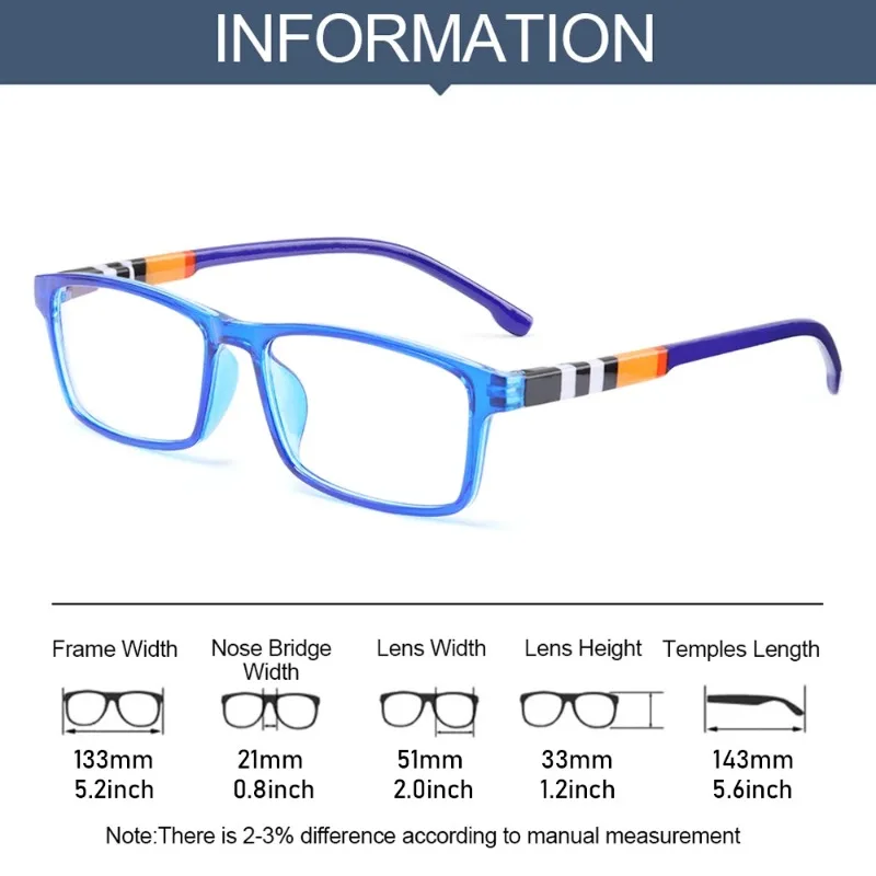 Gafas de lectura antiluz azul, protección ocular ultraligera, elegantes y cómodas para presbicia, Unisex