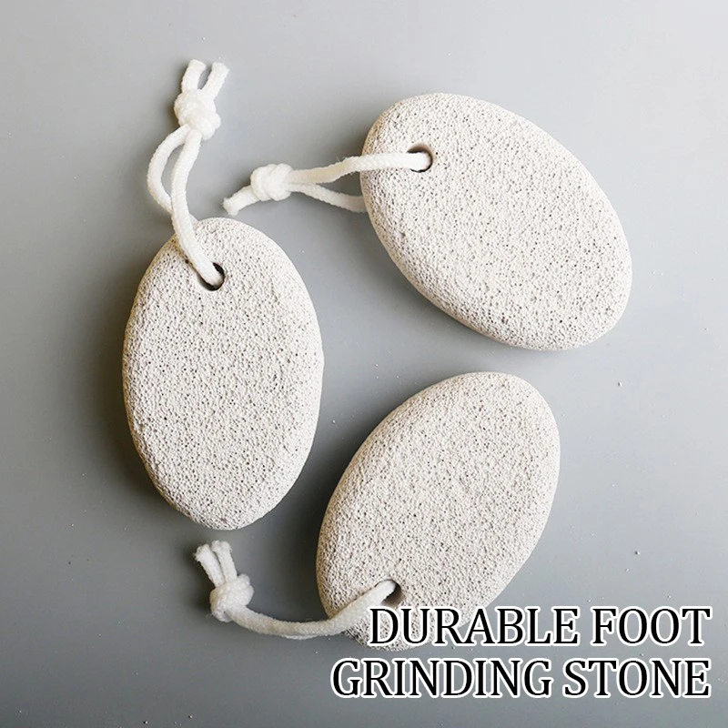 Hard Natural Pumice Stone Feet Elliptical Exfoliation Tool Accessories Foot Scrubber Dead Skin Pedicure Brush