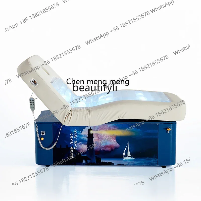 

xx1High-end electric, spa bed, beauty salon special lifting latex SPA massage bed physiotherapy