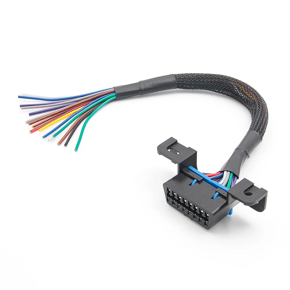 10/30cm DIY 16pin J1962 OBD2 Extension Cable Male Line to Female Automotive Car Diagnostic Auto Tool OBD 2 Connector Car Scanner