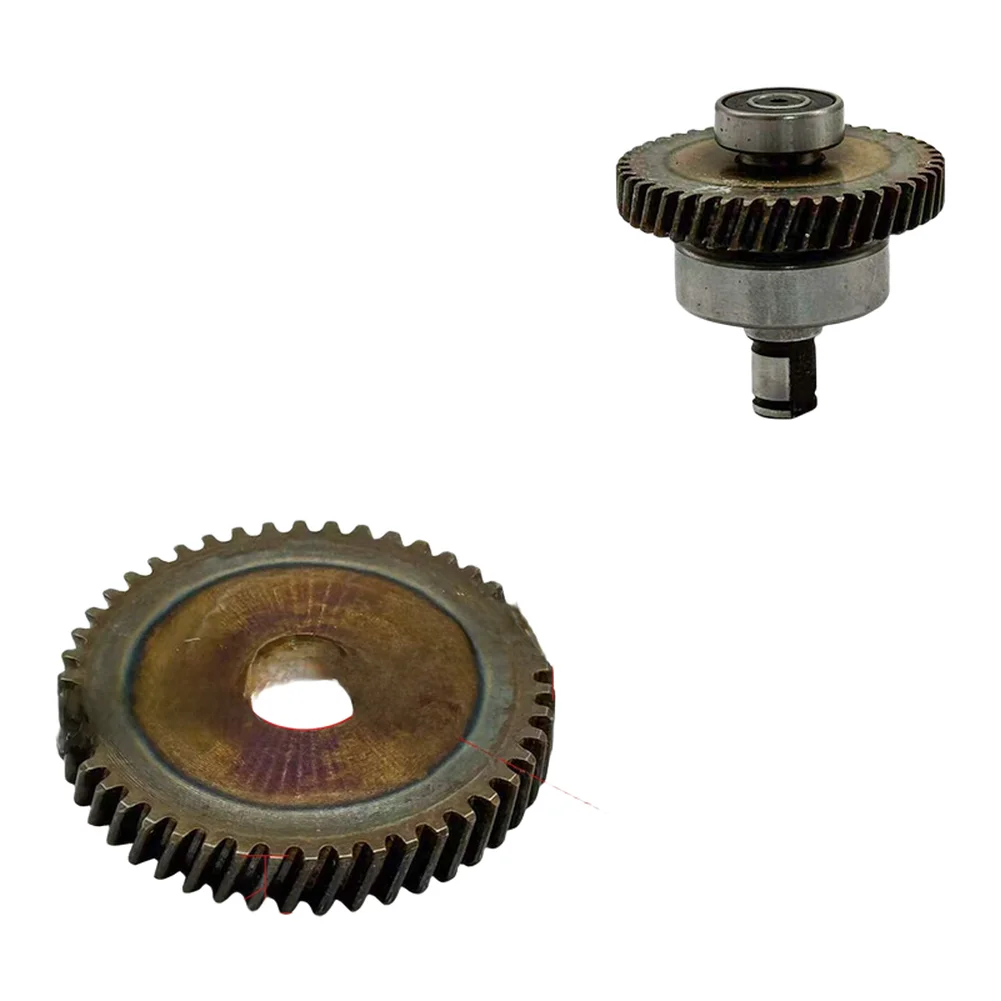 Gear 46 Tooth Bimetal Gear Assembly For 12 Inch 16 Inch Electric Chainsaw Garden Power Tools Replacement Gear Spare Parts
