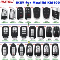 Autel IKEY Newest Series Universal Remote Smart Key Used with KM100 IM508 Key Programmer For BMW/Hyundai/Nissan/Chryslers/Ford