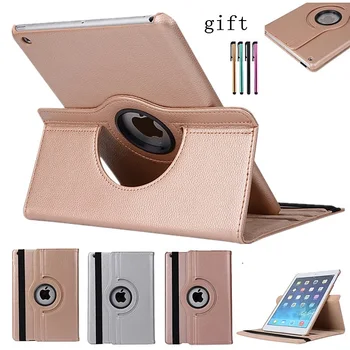 Funda para iPad 8th 9th 10,2 10th 10,9 iPad 10,5 soporte giratorio de 360 grados funda inteligente de cuero para ipad 7th 10,2 A2270 A2198 A2197