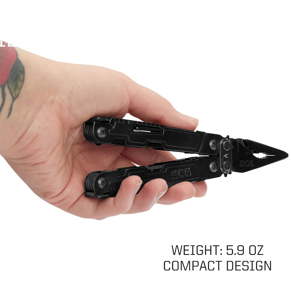 SOG 18 IN 1 POWERACCESS Mini Multitools Folding Pliers Portable EDC Hand Tools Pocket Knife Outdoor Survival Camping Supplies