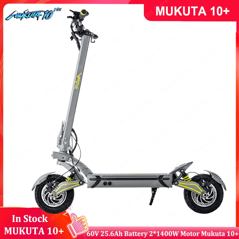 MUKUTA-patinete eléctrico todoterreno de 10 pulgadas, Scooter actualizado ZERO 10X VSETT 10 + DUALTRON de Doble accionamiento, motores dobles para adultos