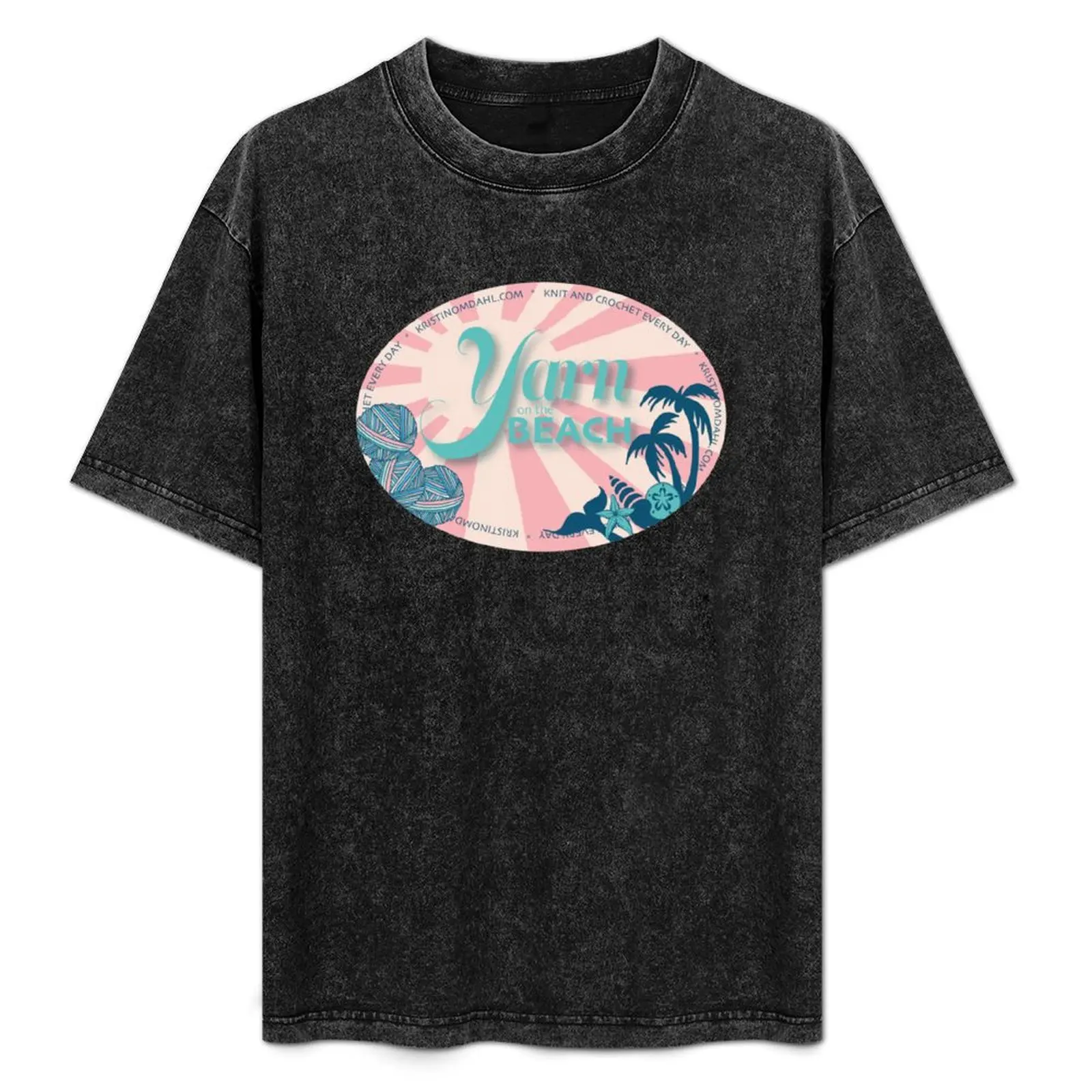 

Yarn on the Beach T-Shirt Anime t-shirt kawaii clothes new edition boys whites plus size men clothing