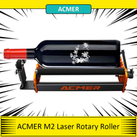 ACMER M2 Laser Rotary Roller, 360 Degree Y-axis Rotary Engraving, 4-138mm Carving Diameter, 4 Width Adjustments