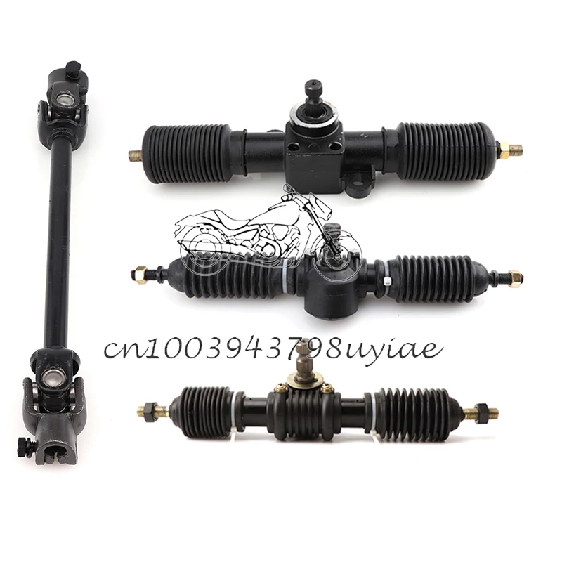 1Pcs 300mm/320mm/420mm Power Steering Gear Shaft Rack Pinion Assembly For DIY China Go Kart Karting ATV UTV Dirt Bike Buggy