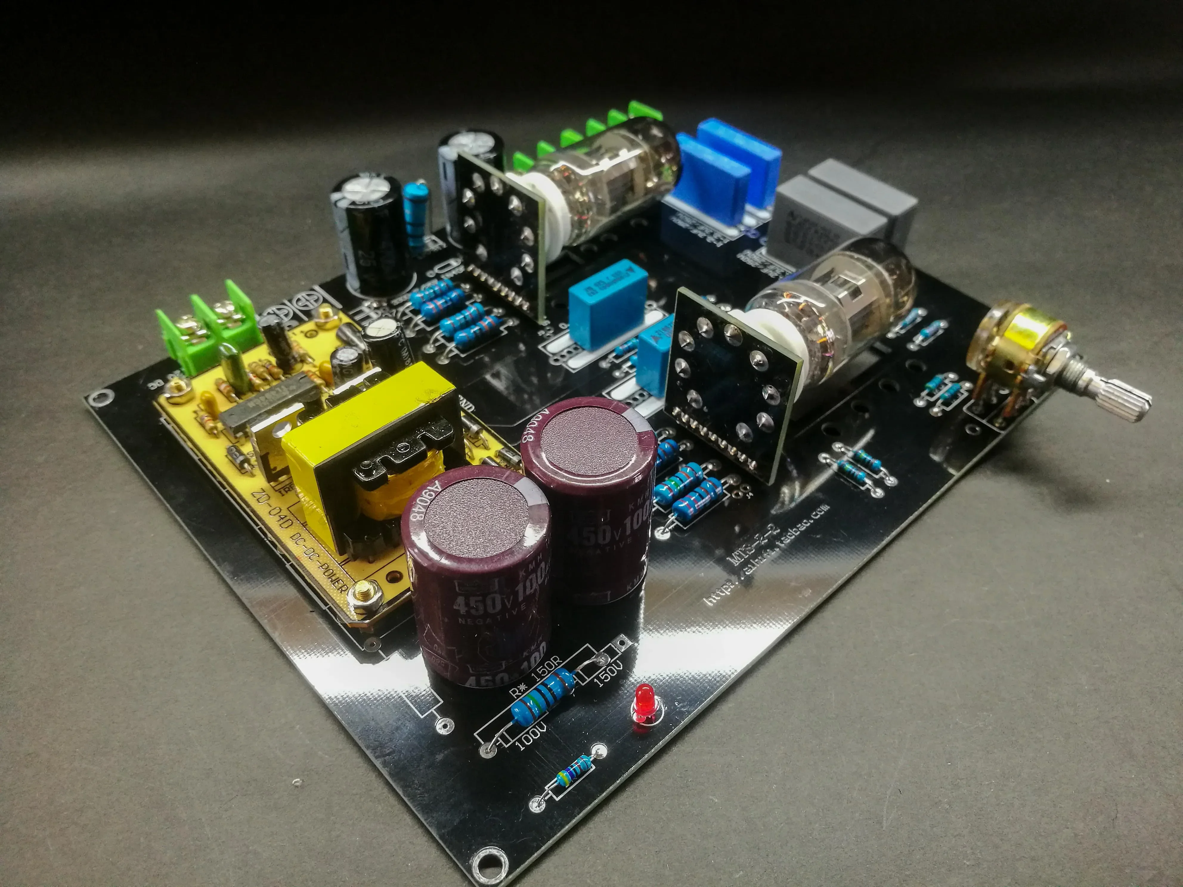 Tube électronique de scène avant de Matisse Gallum.com, courant continu, utilisation dans la voiture et la maison, 6N4, 12AX7, DC 12V