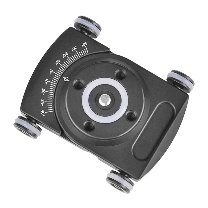 

Camera Slider with Ball Head & Clamp,4 Wheeled Tabletop Manual with 360° for Mirrorless