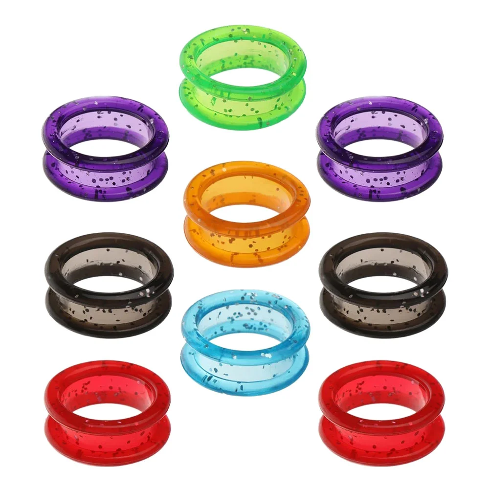 9 Pcs Rings Scissor Finger Grips Non-slip Inserts Comfortable Scissors Pets Silica Gel Silicone Circle