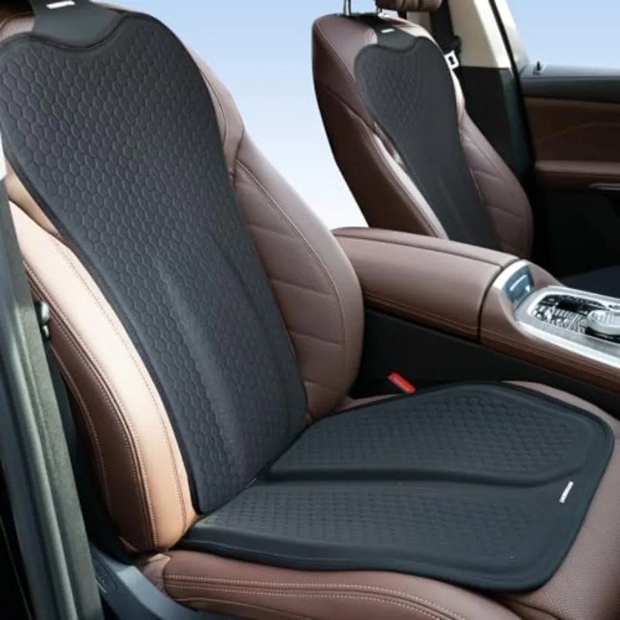 

Подушка для поясницы для автомобильного сиденья с гелевым наполнителем для облегчения боли в спине, с регулируемыми ремнями для снятия боли при ишиасе, улучшения осанки, черная