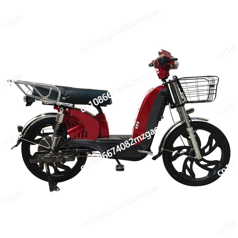 

22 inch high carbon steel mountain power type household battery electric bicycle