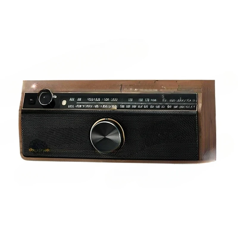 WR-12BT Subwoofer Audio Stereo Retro Speaker Semiconductor Radio, Function: FM/AM/AUX/BT