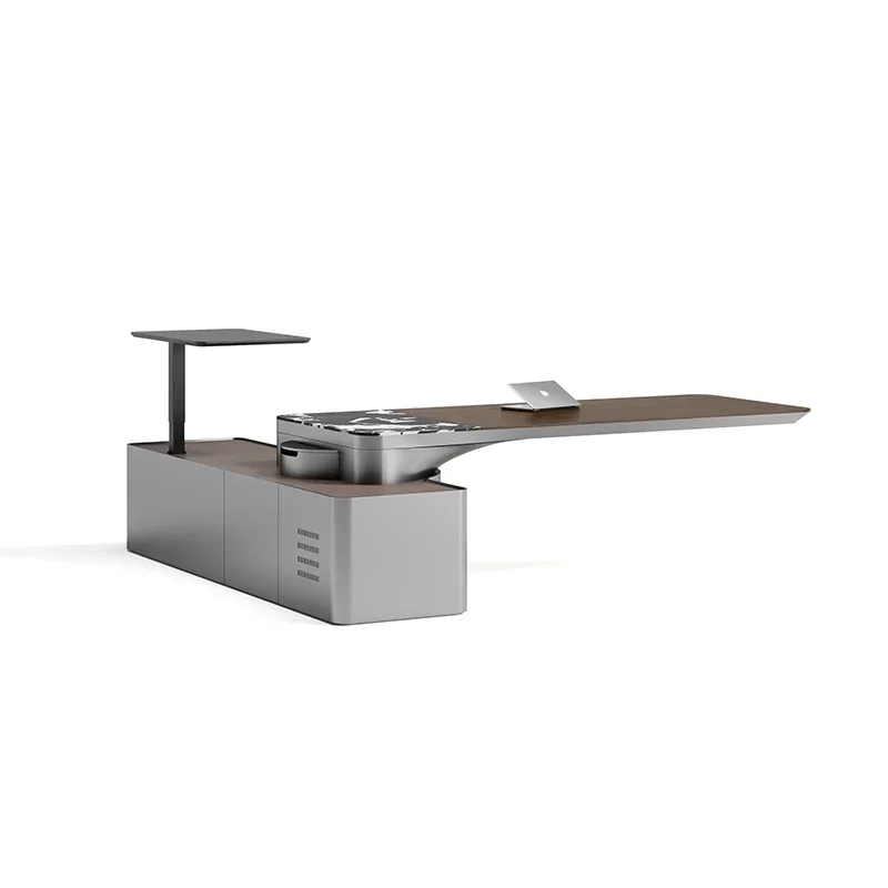 Modern Luxury Easy to Assemble Height Adjustable Executive Floating Desk Ergonomic