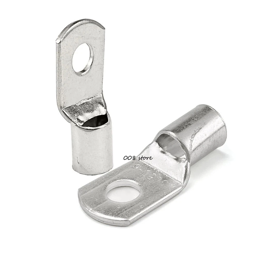5PCS 20PCS SC50-10 Tinned Copper Lug Terminals Compression Connector Type 50mm 1/0 AWG M10 Stud