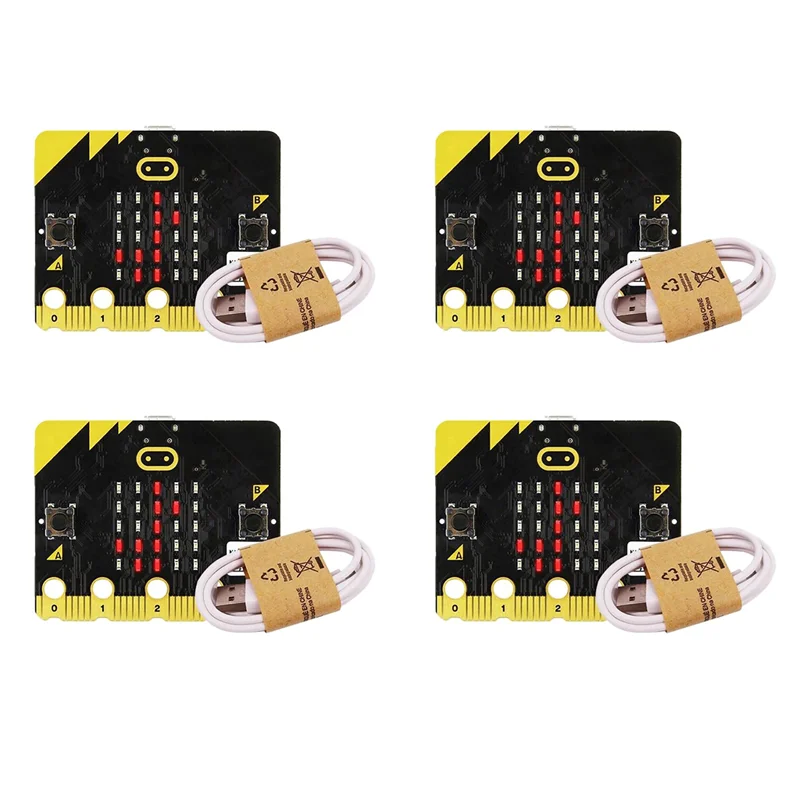 A32T-4X The Microbit Board V2 Starter Kit Has Built-In Speakers And A Microphone Support Artificial Intelligence