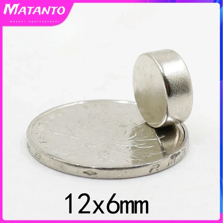 

5/10/20/30/50PCS 12x6 mm Search Minor Diameter Magnetic 12mmx6mm Bulk Small Round Magnets 12x6mm Neodymium Disc Magnets 12*6 mm