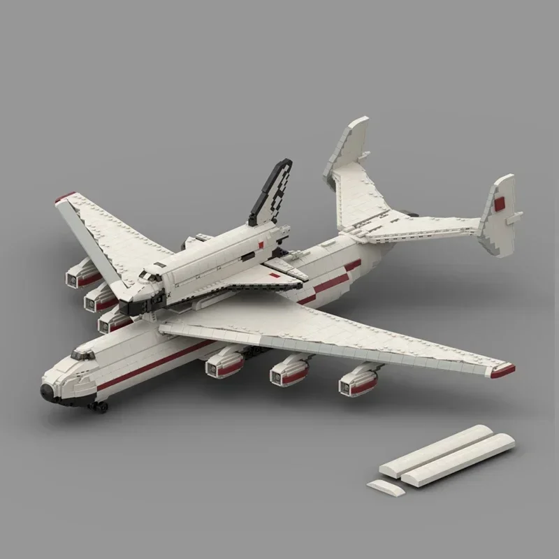 Moc tijolos de construção modelo militar AN-225 transportadora avião tecnologia blocos modulares presentes brinquedos para crianças conjuntos diy montagem