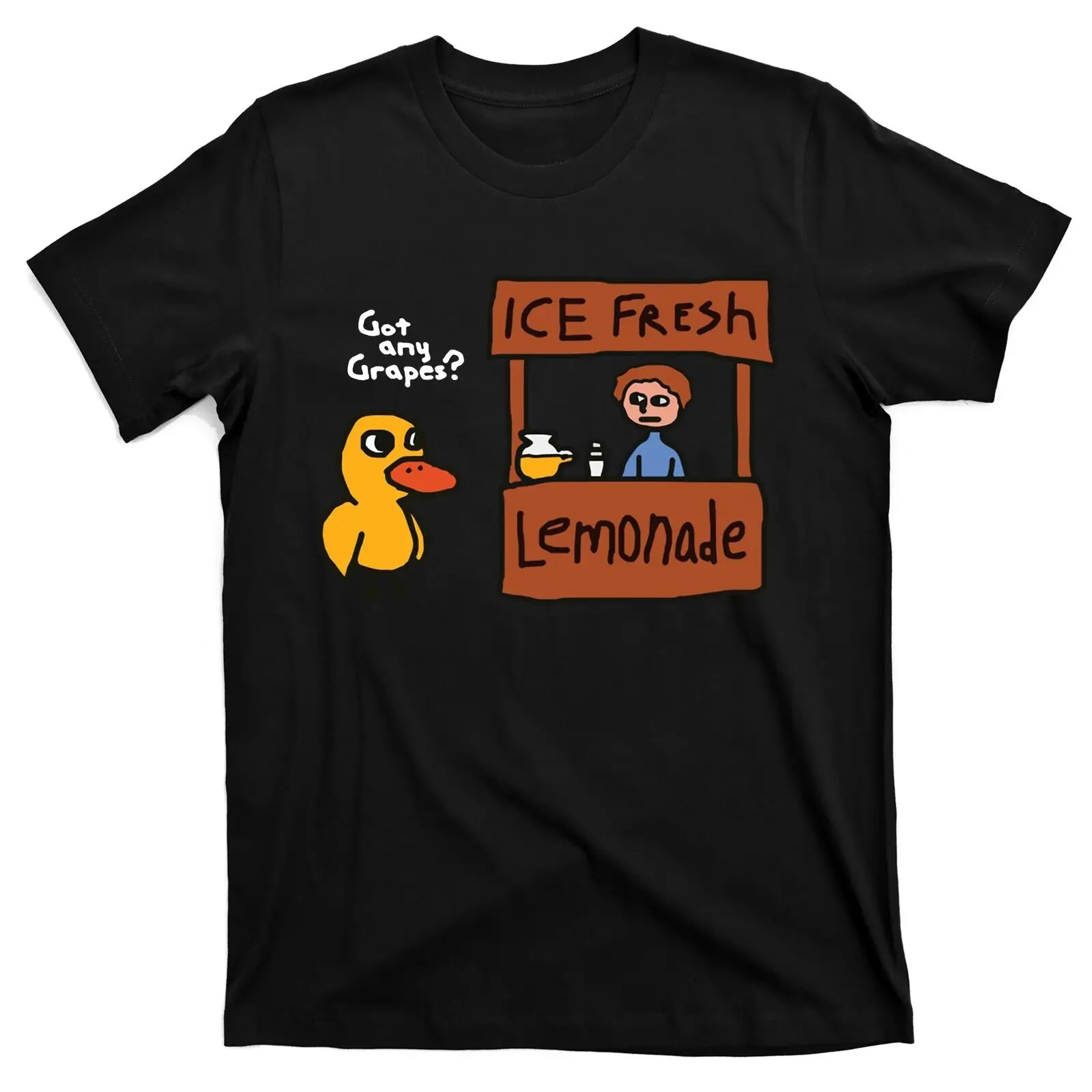 Got Any Grapes Duck Song Lemonade T-Shirt