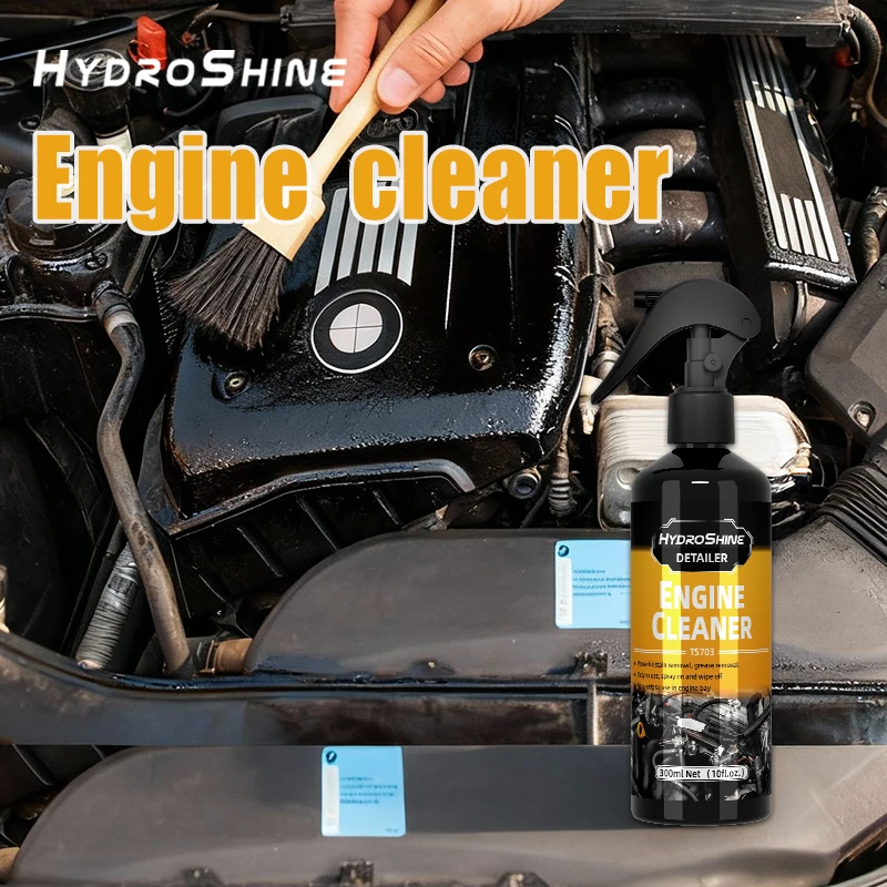 Engine Cleaner Removes Spilled Engine Oil, Coolant, Hydraulic Oil, Turn Signal Fluid or Diesel From Engine Bay - Vehicle