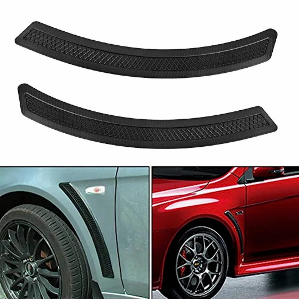 EVO 10 X Style PP Mesh Front Fender Side Vent Cover Compatible with 08-15 Lancer 2pcs