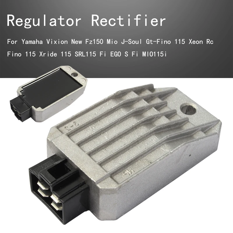 

Rectifier & Regulator For Yamaha Vixion New Fz150 Mio J-Soul Gt-Fino 115 Xeon Rc Fino Xride SRL 115 Fi EGO S Fi MIO115i