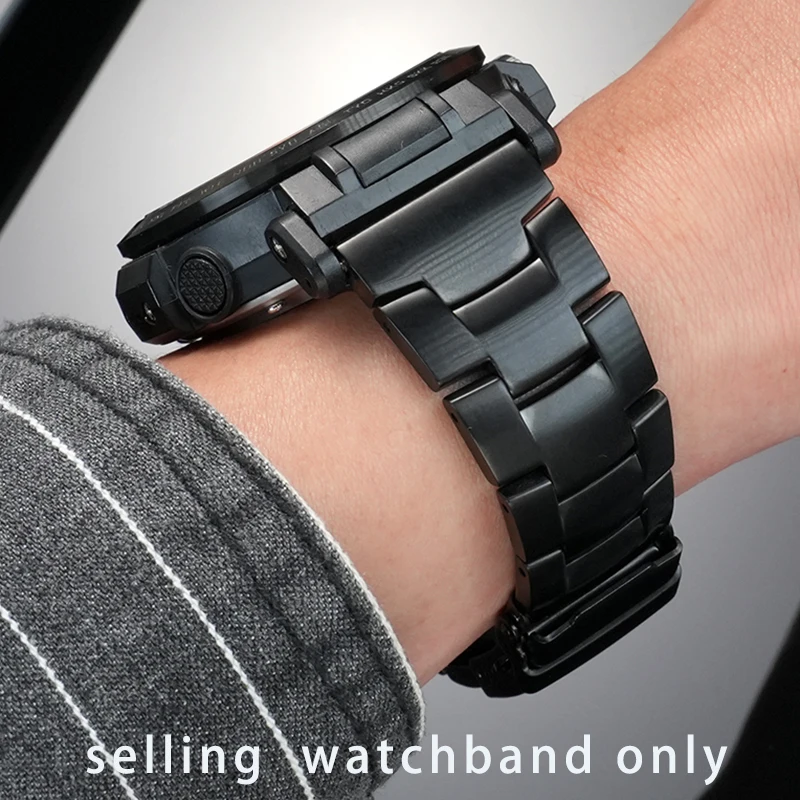 23 ミリメートル 24 ミリメートル固体鋼時計バンドカシオ PROTREK シリーズ PRG-650Y/PRW-6600Y/PRW60/30 メンズステンレス鋼時計ストラップブレスレット