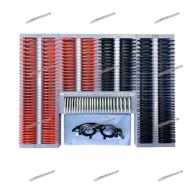 

232 Pieces of Professional A-level Lenses, Vision Test, Optometry Test Box, Optical Equipment, Plastic Edge Prism Audition Set