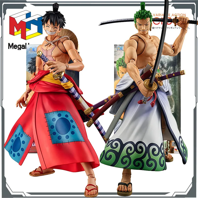 MegaHouse Originele Variabele Actie Heroes Luffy Taro Zoro J Allaō Anime Actiefiguren Speelgoed Voor Jongens Kerstcadeau Collectible