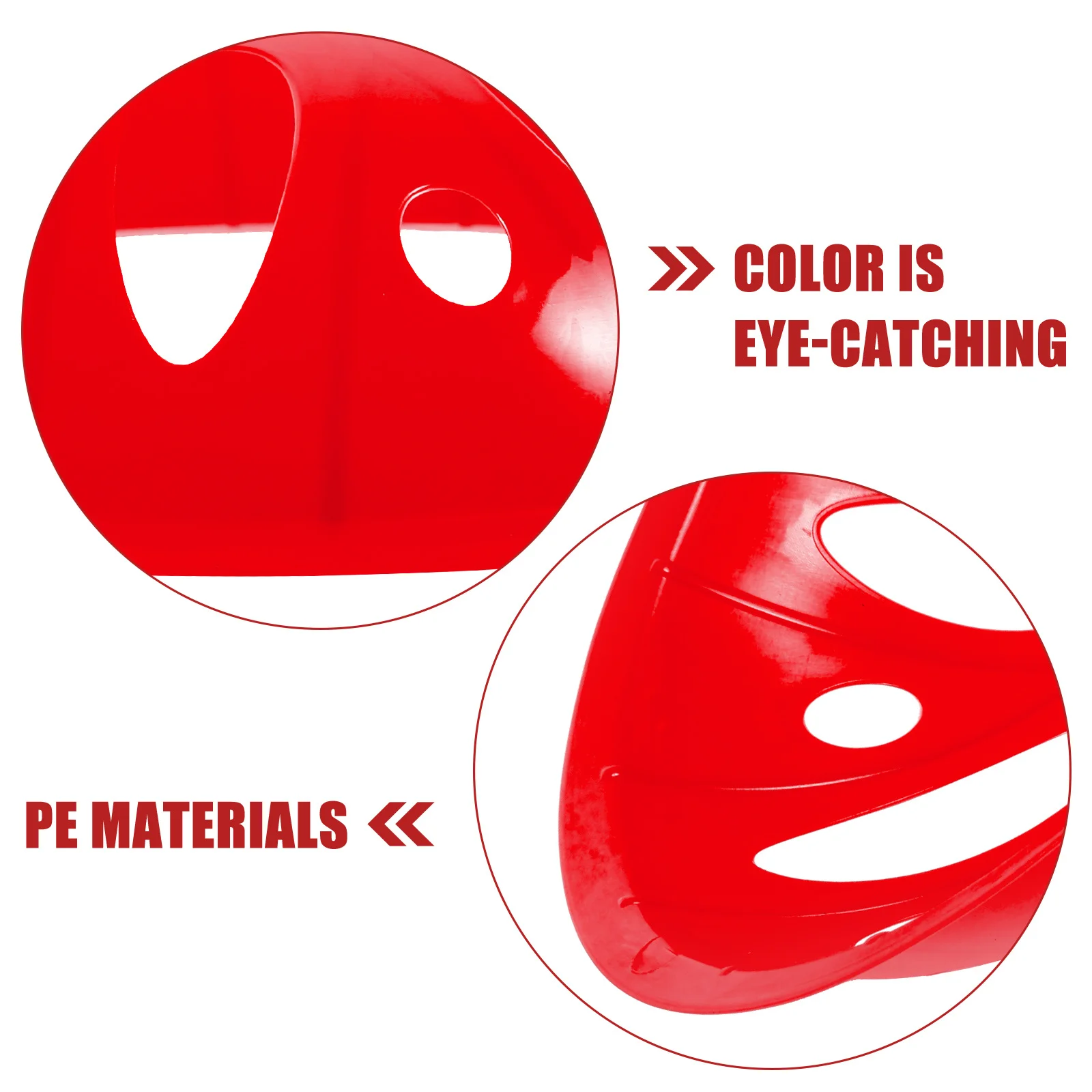 

4Pcs Soccer Training Cones Portable Fade Resistant Football Practice Discs for Sport Drills Hand Eye Coordination Exercise