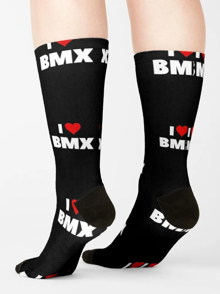 I Love BMX calcetines divertidos Mujer