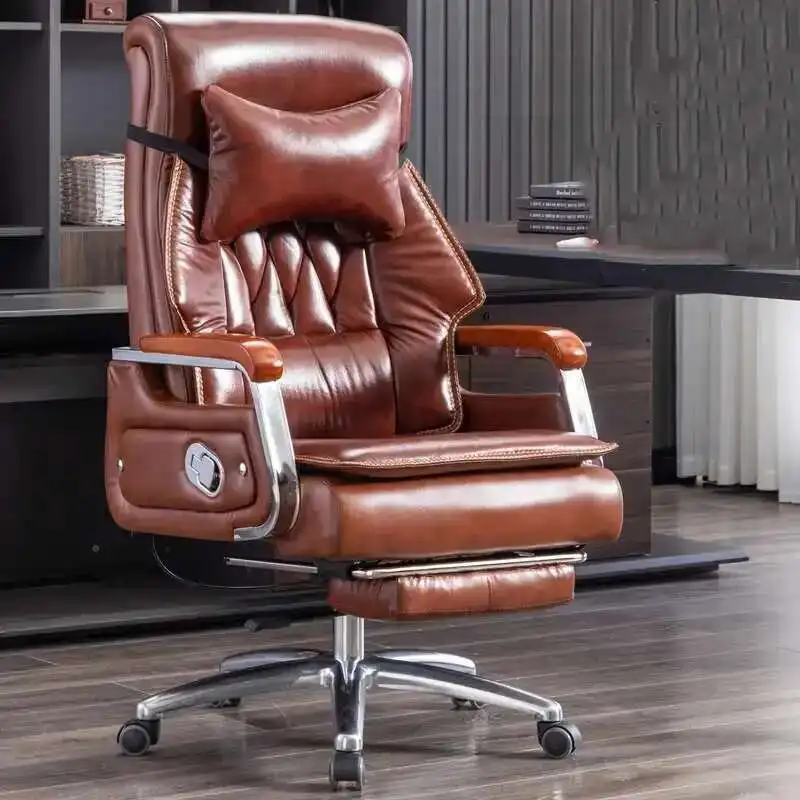 Modern Swivel Recliner Vanity Throne Office Chair Pedicure Salon Desk Chair for Study Theater Gaming Room