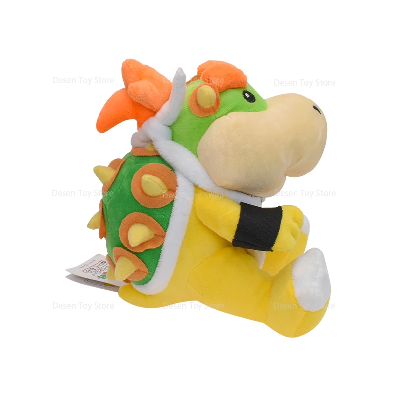 Peluche Mario Bros pour enfants, 2 styles, Bowser Jr, anime, animal au beurre, cadeau d'anniversaire, 18cm