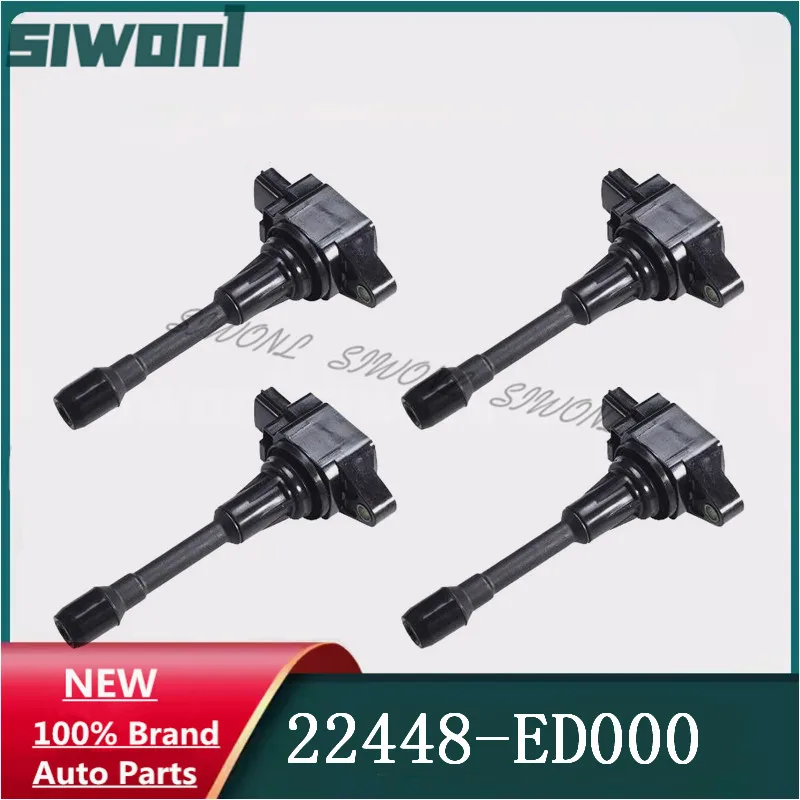 1/4PCS Ignition Coil For Infiniti FX50 M56 Rogue Sentra Versa Nissa-n Altima 22448-JA00C 22448-ED000 22448-JA00A 22448JA00C