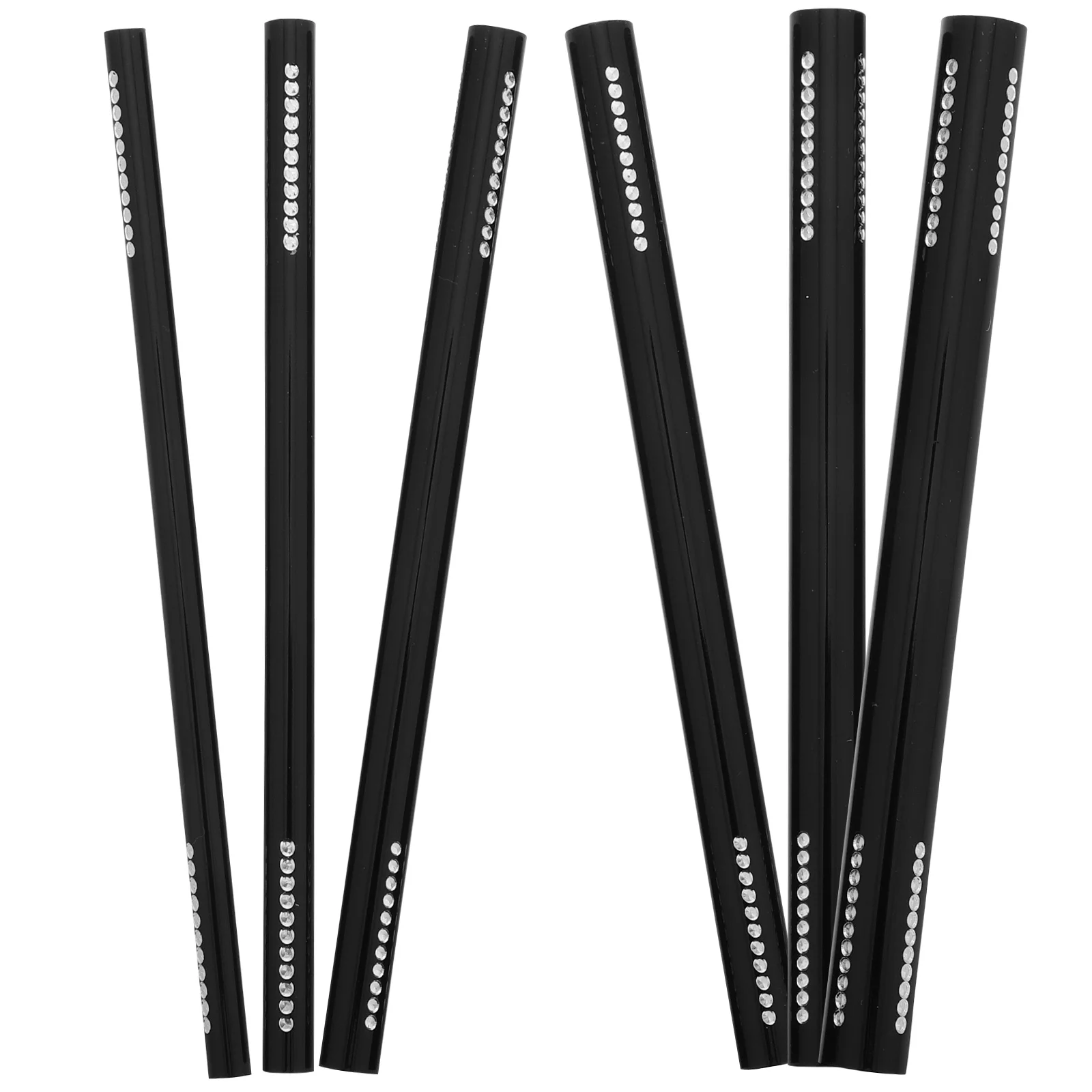 

6pcs Nail Shaping Sticks Styling W Metal Cuticle Pusher Gel Remover Tools Crystal French Manicure Accessories Nail