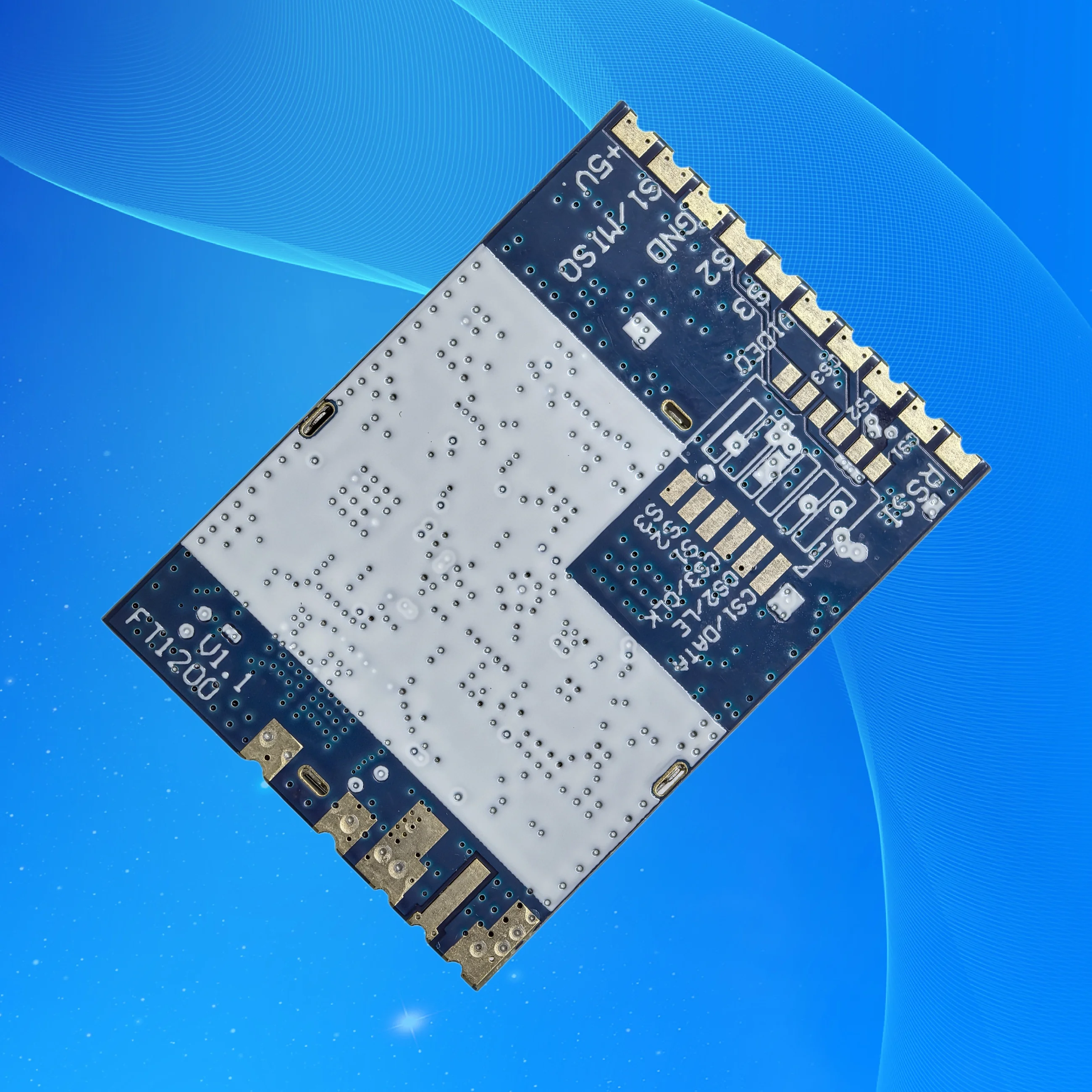 جهاز استقبال فيديو Flyto FT1200 1.2G/1.3G/1.7G/2.2G VRX 64CH تناظري FPV كشف إشارة RSSI قوي للغاية