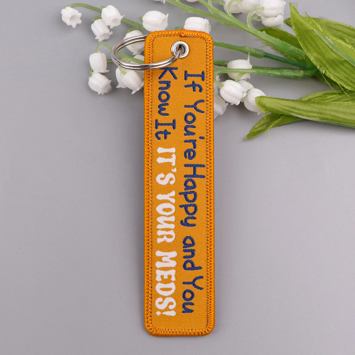 „IF YOU'RE HAPPY“ Stickerei-Sc – Embroidery Quote Bewertung und Preis