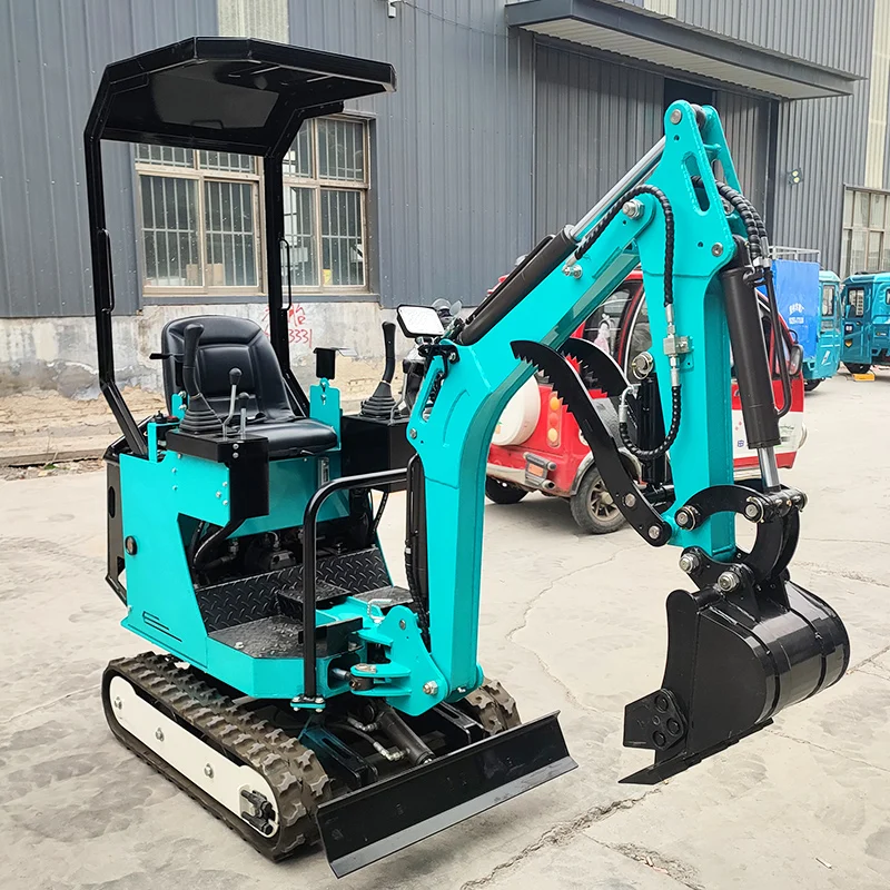 Customized Best Selling TZ12 1.2Ton China Mini excavators Multifunctional Excavation With Free Bucket On Sale