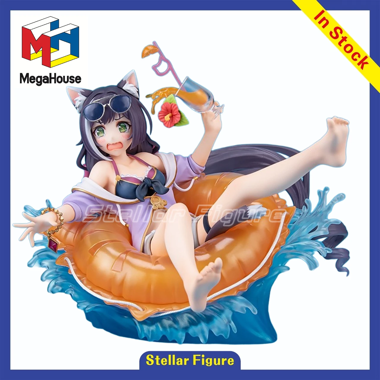 

【SF】В наличии: Коллекционная фигурка MegaHouse Lucrea Princess Link Re Dive Kyaru в масштабе 1/7, модель для подарка